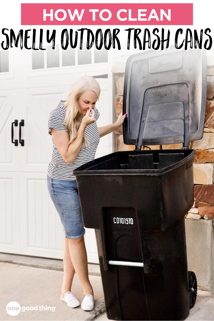 This Is The Best Fix For Your Stinky Outdoor Trash Cans