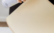 Discover an effortless way to clean the dust off your lampshade using compressed air.