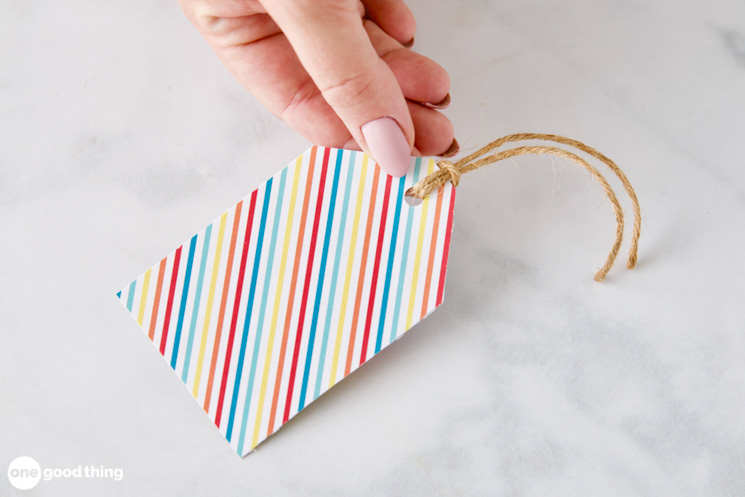 DIY Washi Tape Cereal Box Organizers