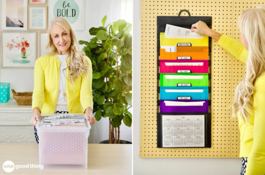 organizing paperwork