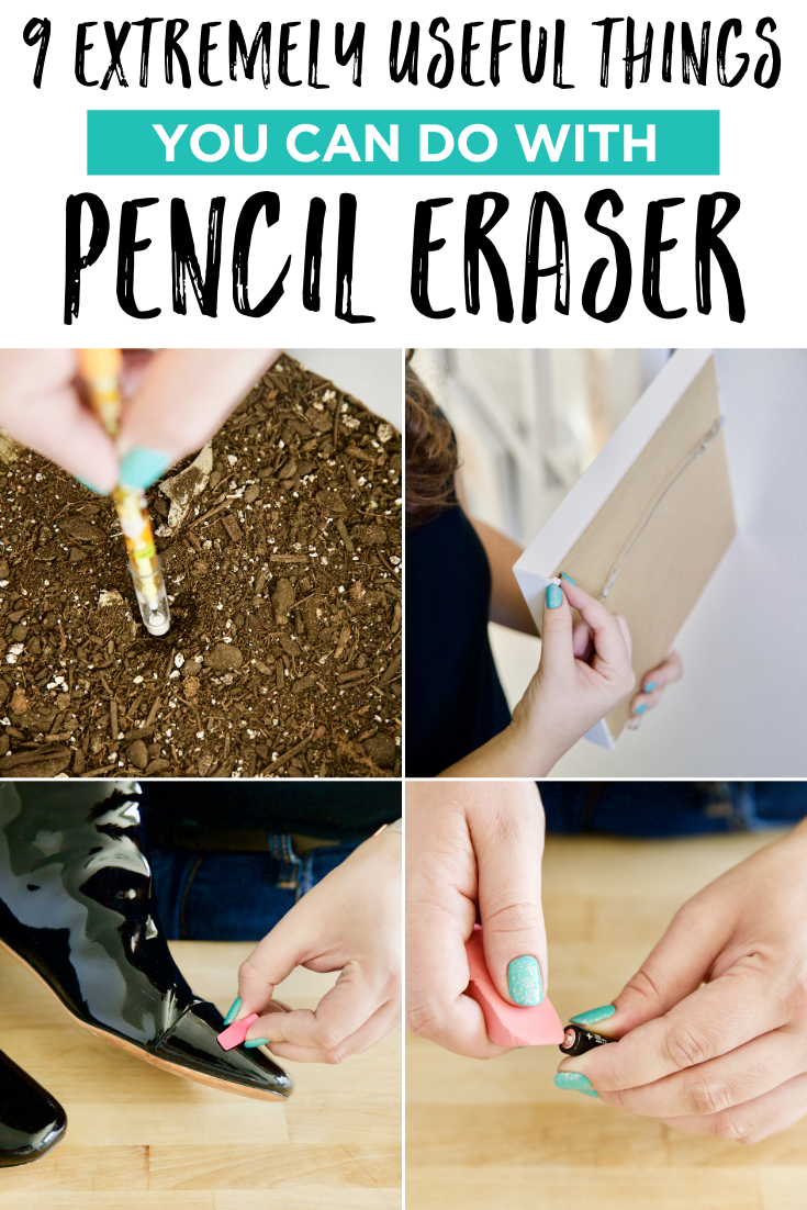 9 Unexpected Problems You Can Solve With A Pencil Eraser
