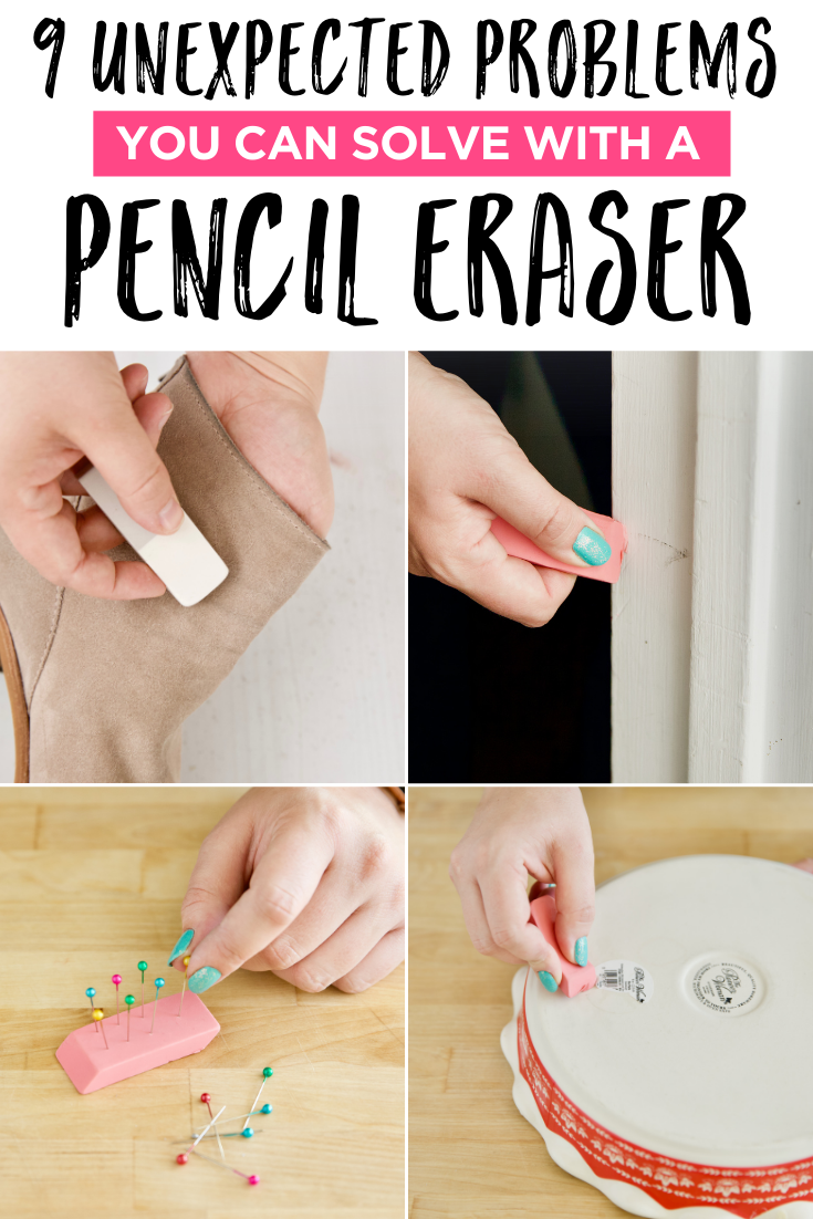 9 Unexpected Problems You Can Solve With A Pencil Eraser