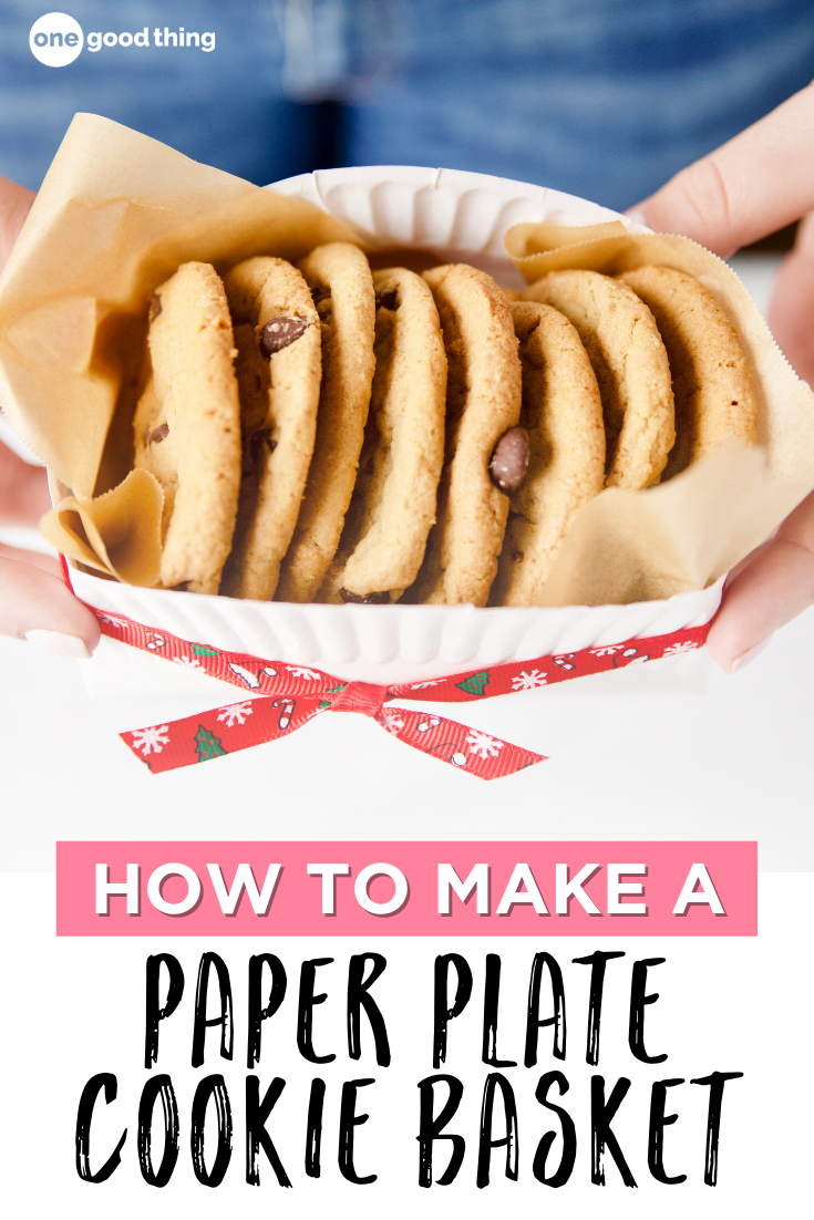 DIY Cookie Basket For Giving Homemade Cookies As Gifts
