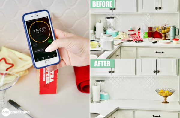 Uh Oh, Company’s on the Way? Clean Your Kitchen in 15 Minutes