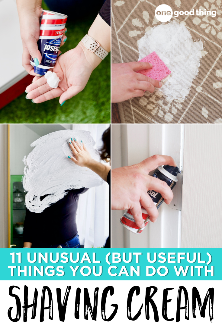 12 Uses For Shaving Cream Cleaning, Stain Removal & More