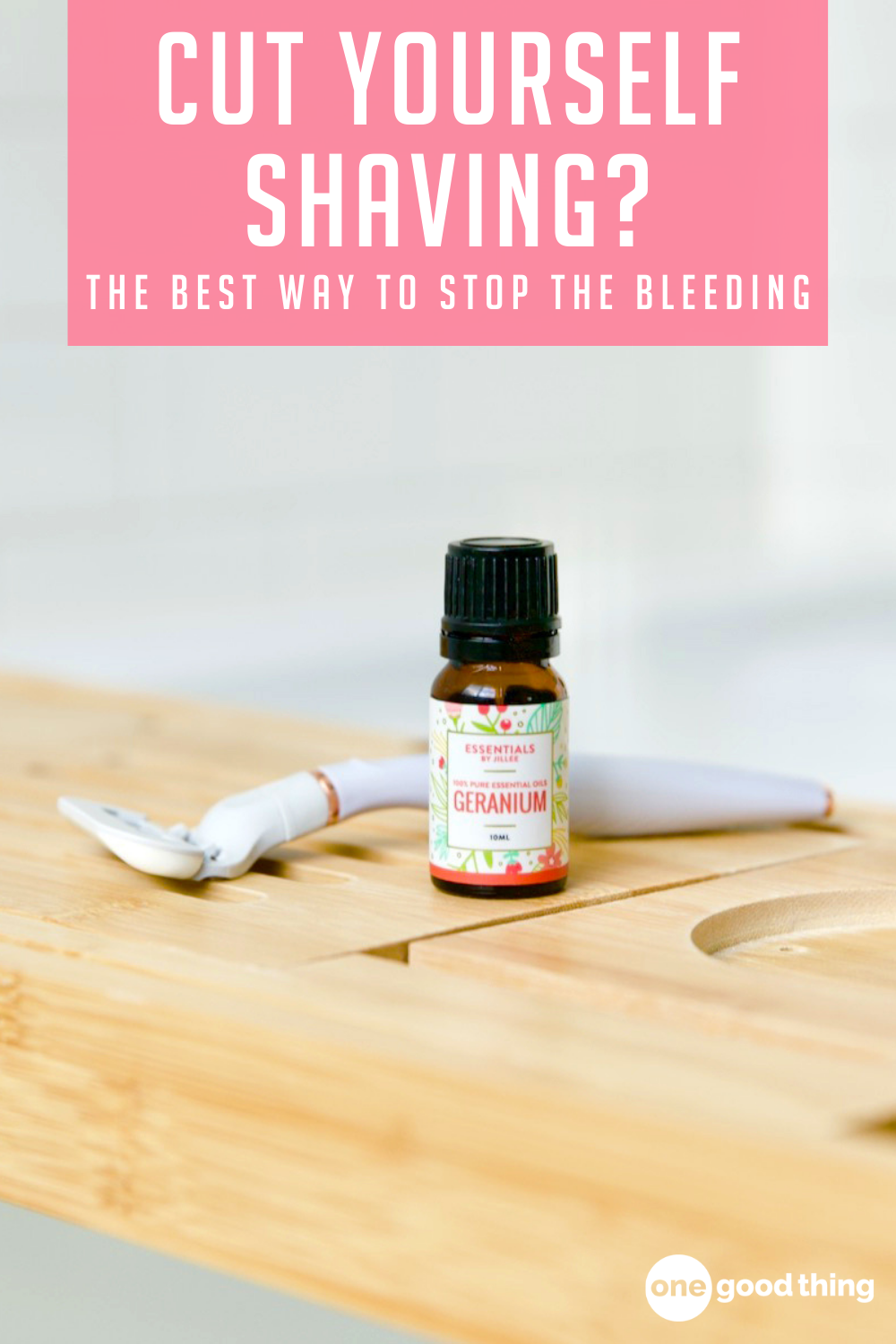 How To Stop Bleeding From Shaving Cuts With Geranium Oil