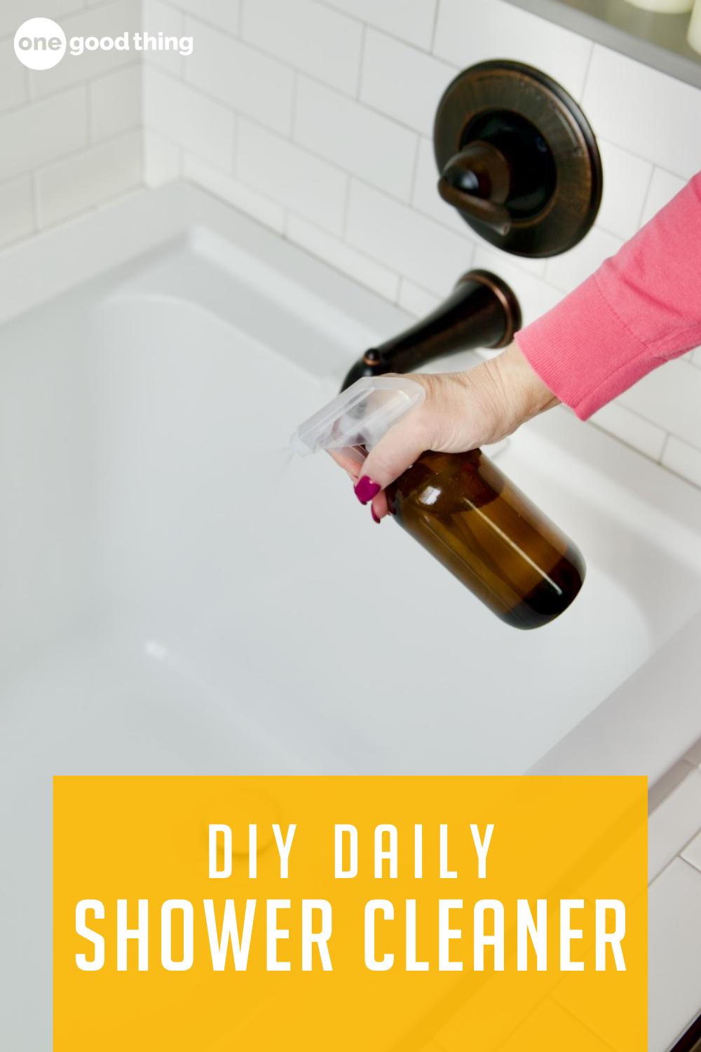 DIY Daily Shower Cleaner How To Make One At Home