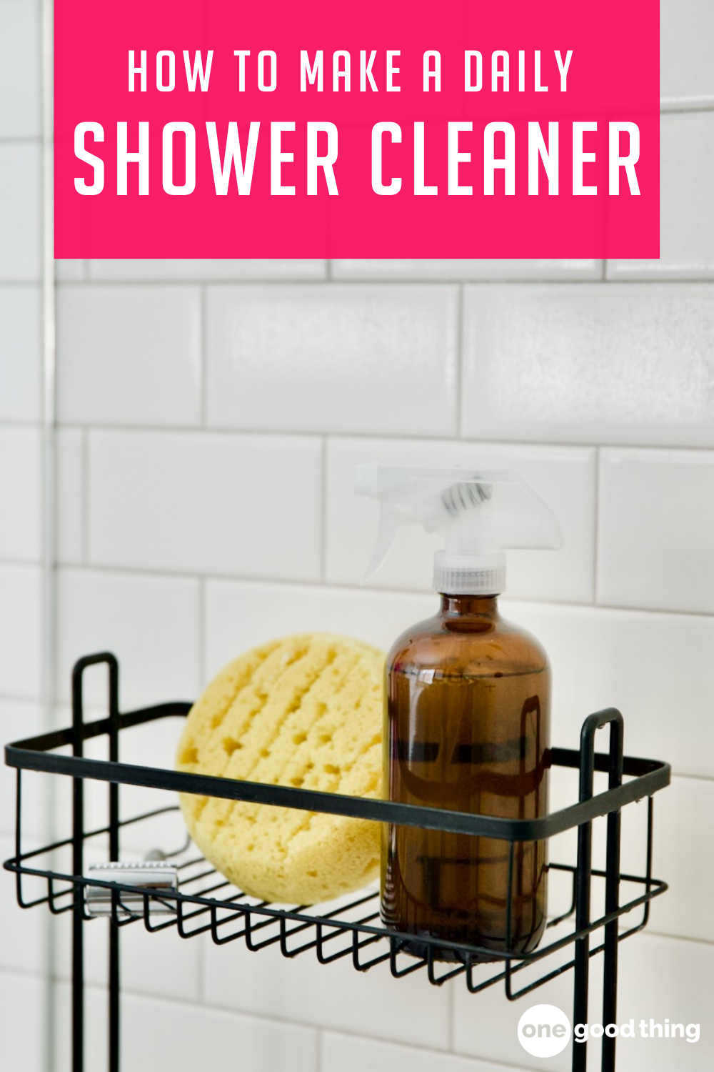 DIY Daily Shower Cleaner How To Make One At Home