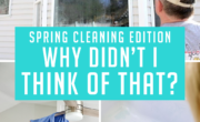 Spring cleaning edition - why didn't I think of that?