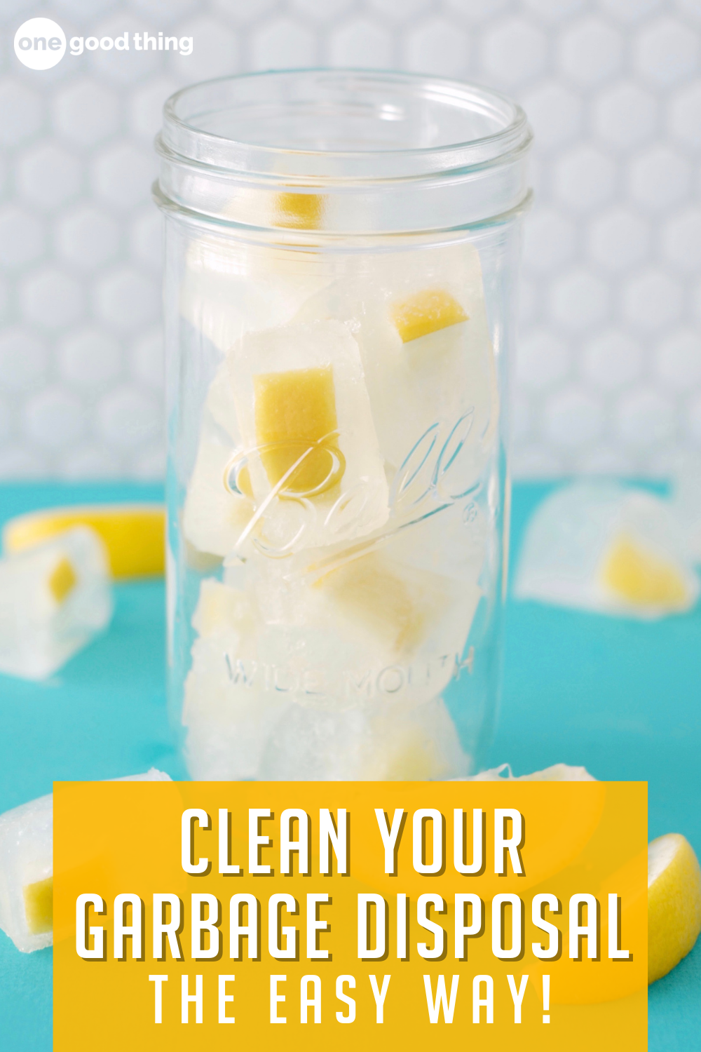 Clean Your Garbage Disposal With Lemon And Vinegar Cubes