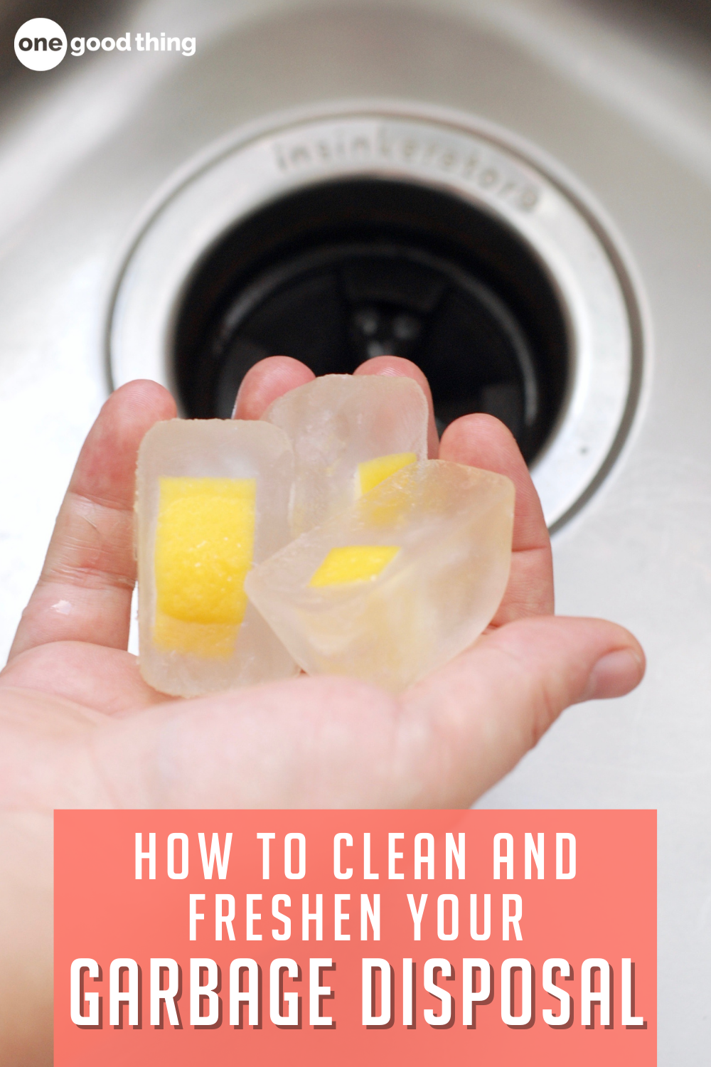 Clean Your Garbage Disposal With Lemon And Vinegar Cubes
