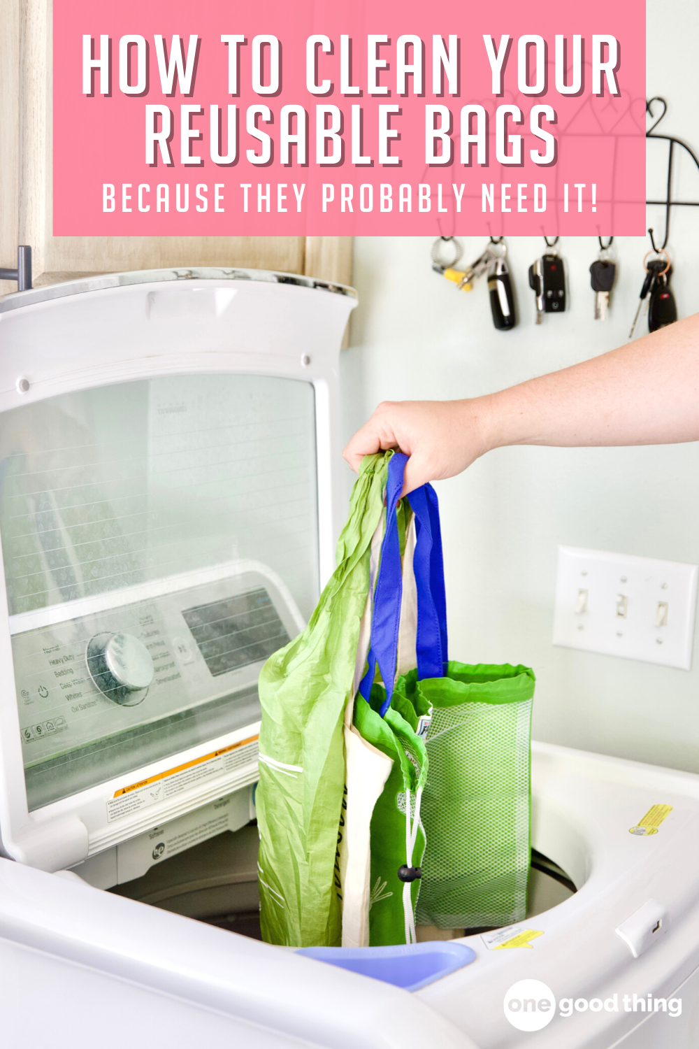 How To Clean Reusable Grocery Bags Of Any Kind