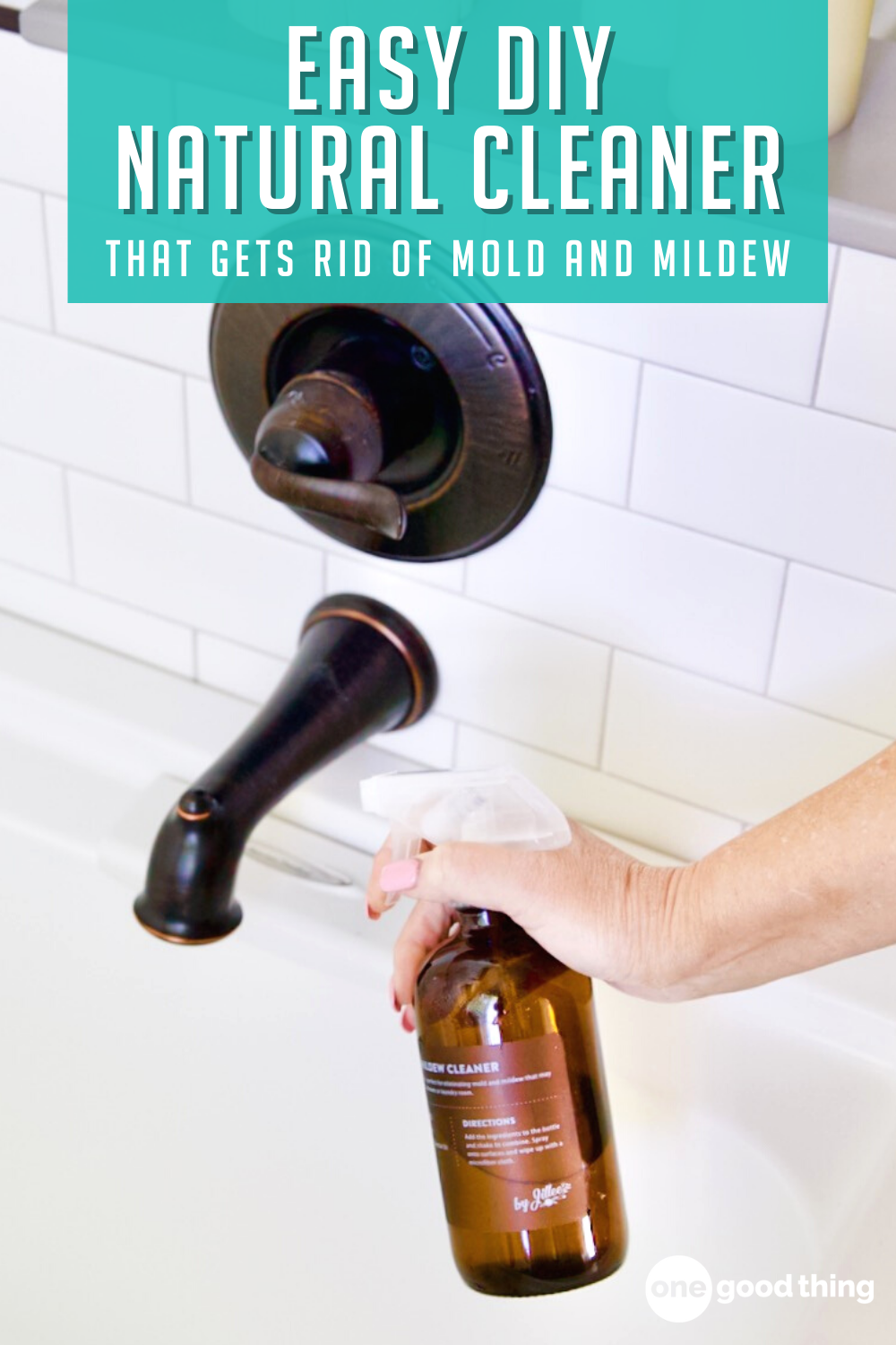 This Easy Natural Cleaner Gets Rid Of Mold And Mildew