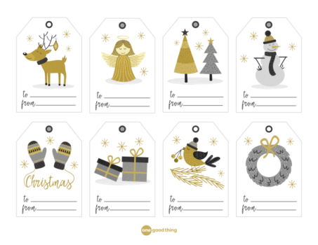 These Printable Holiday Gift Tags Are Free To Download