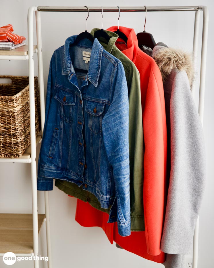 coat closet organization