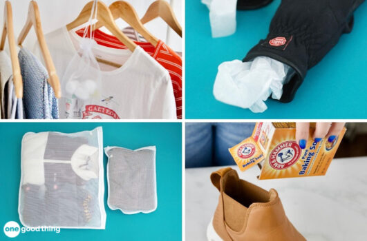 storing winter clothes