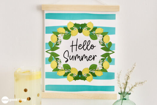 hello summer printable