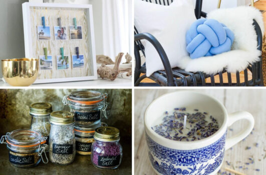 Various ideas for handmade Christmas gifts