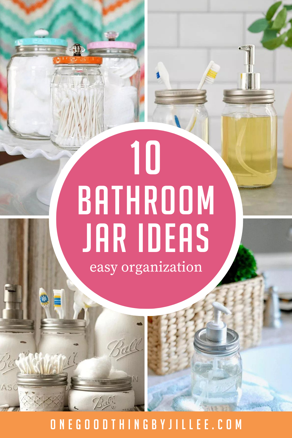 Bathroom Jar Ideas 10 Things To Store In Mason Jars