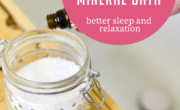 Create a soothing bath soak for better sleep and relaxation.