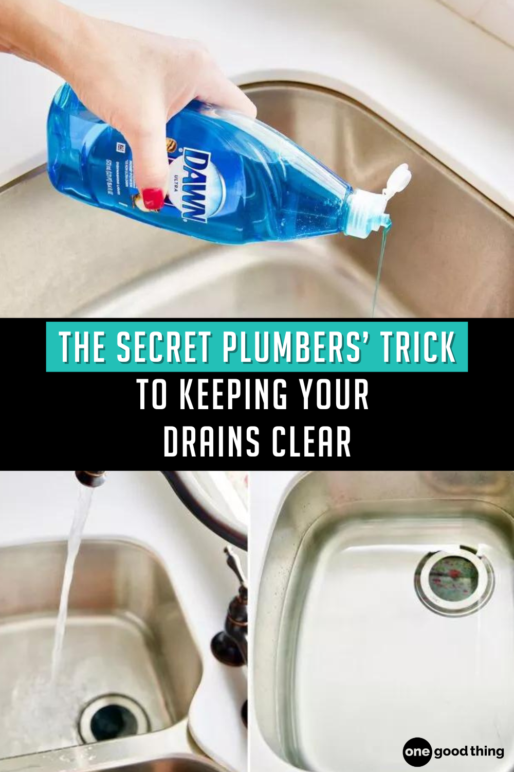 The 3-Step Plumbers' Trick To Keep Your Drains Clear