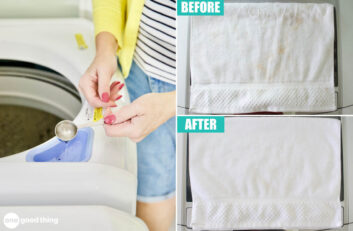 This natural bleach substitute brightens whites and colors and removes stains.