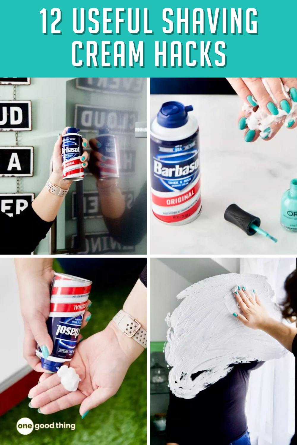12 Uses For Shaving Cream Cleaning, Stain Removal & More