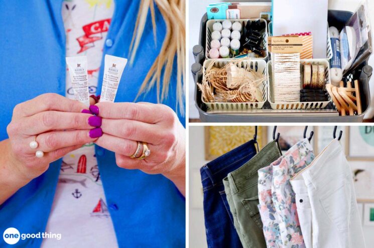 Beauty products, crafting supplies, and jeans are all good things to buy on ebay because you can save money.