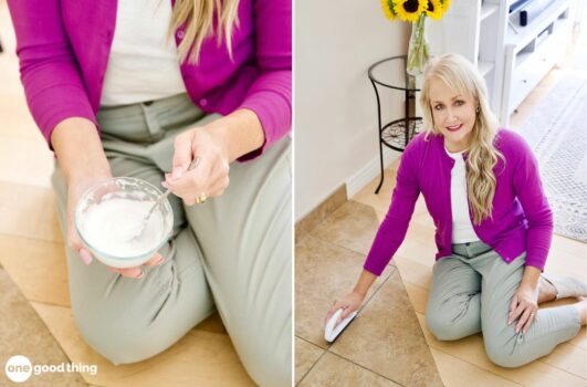 Cleaning grout isn't fun, but it doesn't have to take all day, either. Here are 4 great DIY Grout Cleaners to help you get your grout looking brand new.