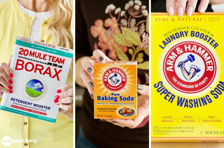 Borax, baking soda, and washing soda are all white powders that are helpful for cleaning - the main difference between them is their pH, and it has a lot to do with how they clean.