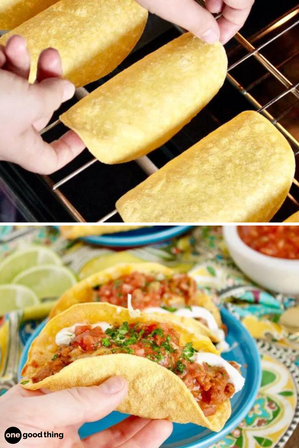Baked Tacos (With Homemade Crunchy Taco Shells)