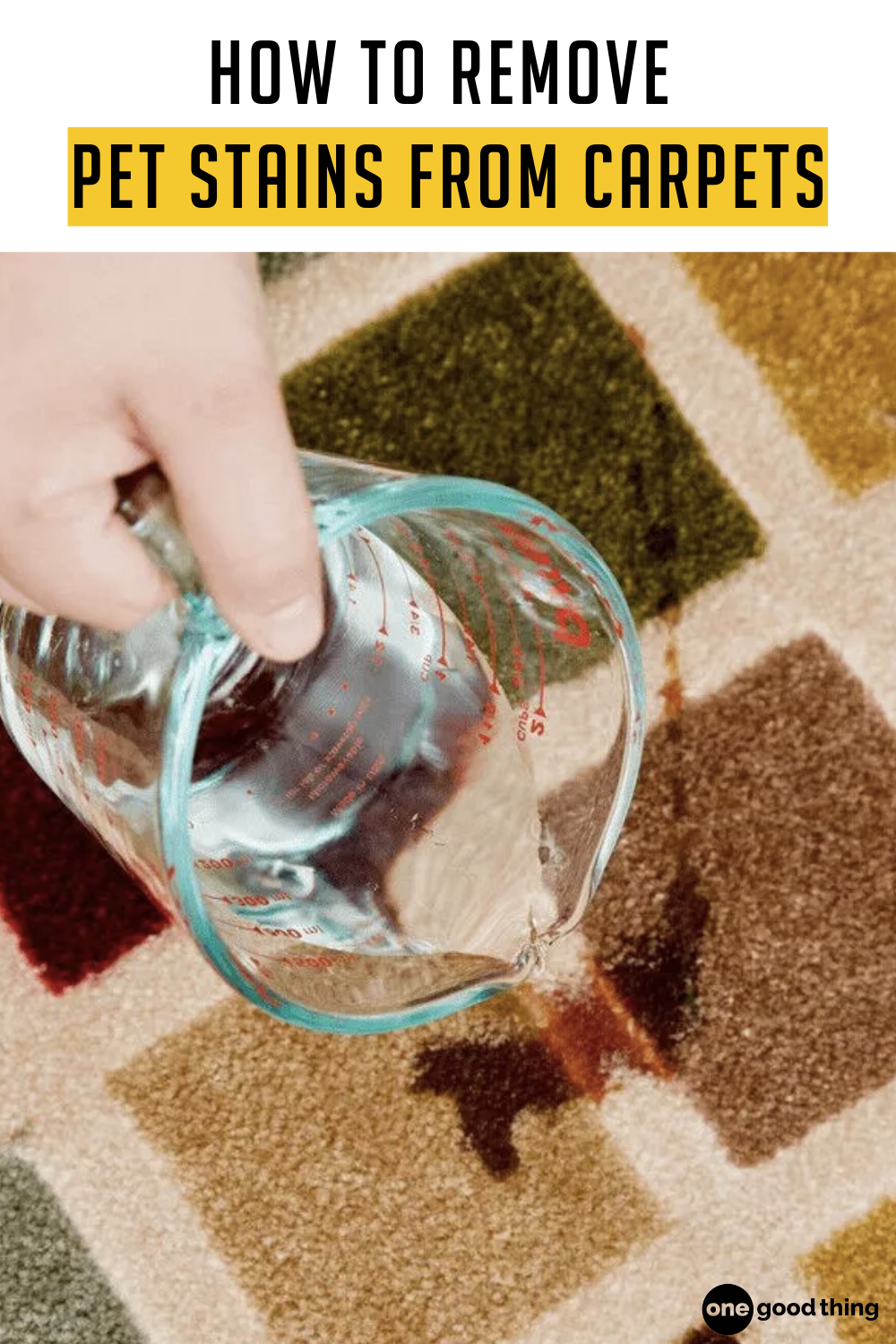How To Remove Pet Stains From Carpet