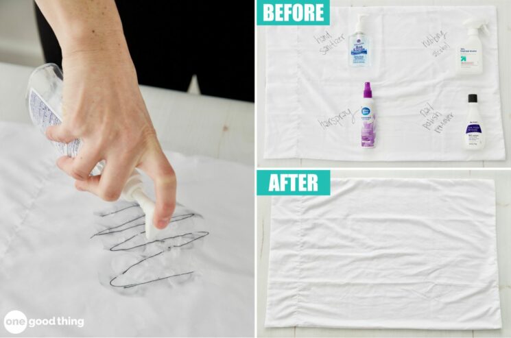 There are a variety of things that can help you to remove ink stains.
