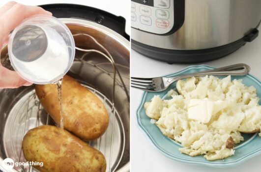 Making instant pot baked potatoes saves you tons of time.
