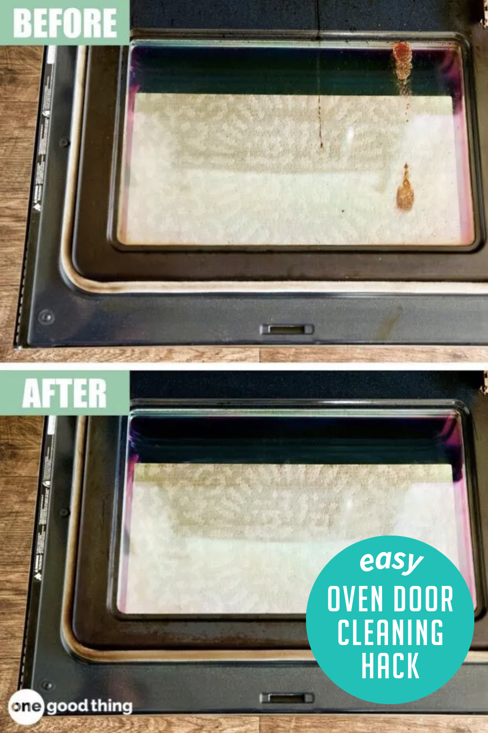 How To Clean Your Oven Door With A Dishwasher Tablet