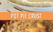 Peach pot pie crust.