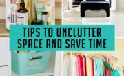 Effective tips to unclutter space and save time by identifying things to get rid of.