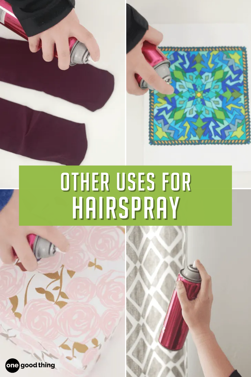 12 Useful Things You Can Do With A Bottle Of Hairspray