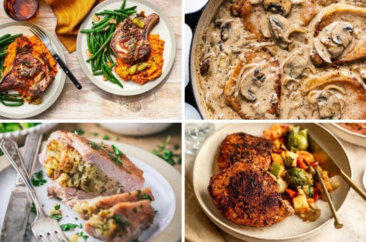Pork chop recipes come in so many flavors that you'll never get tired of them -- and you can get a pork chop dinner on the table in a jiffy!