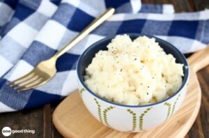 Top these instant mashed potatoes with a bit of parsley and no one would guess they weren't homemade!