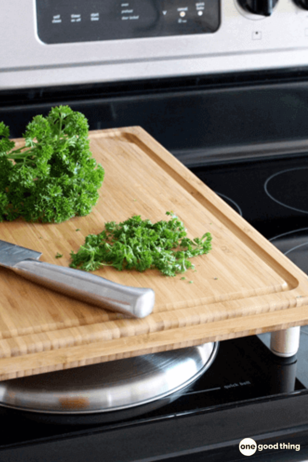 DIY Stove Top Cutting Board Tutorial
