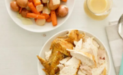 Bundt pan roast chicken is a delicious and flavorful dish that utilizes the unique shape of a bundt pan to perfectly cook the chicken. The bundt pan creates an even cooking surface, allowing the