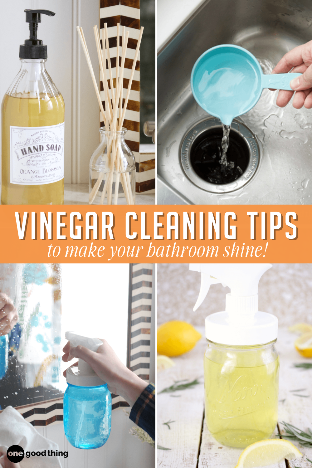 8 Vinegar Cleaning Tips That Will Make Your Bathroom Sparkle