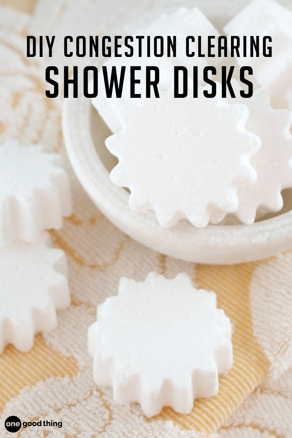 How To Make Homemade Shower Disks To Clear Congestion