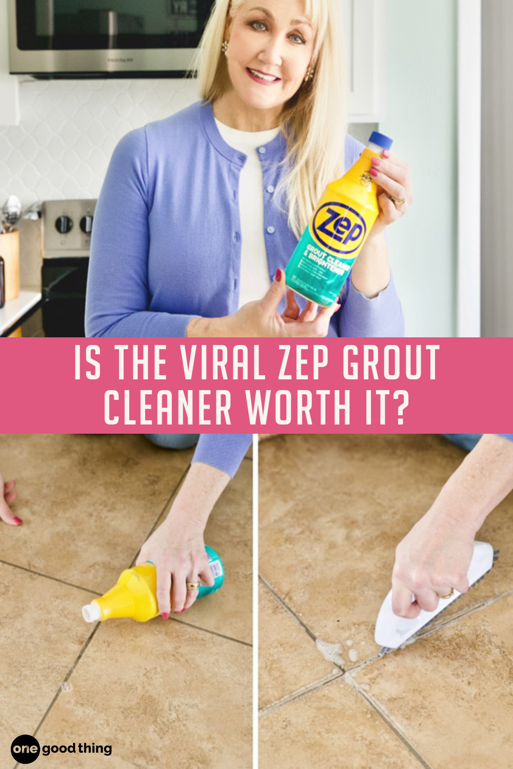 My Zep Grout Cleaner Review [Before And After Photos]