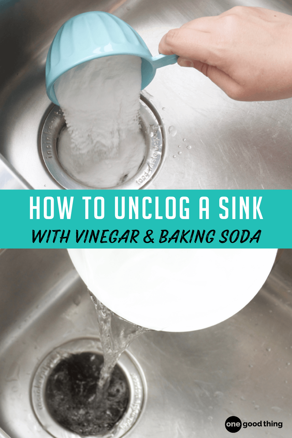 How To Unclog A Sink Using Just 2 Natural Ingredients