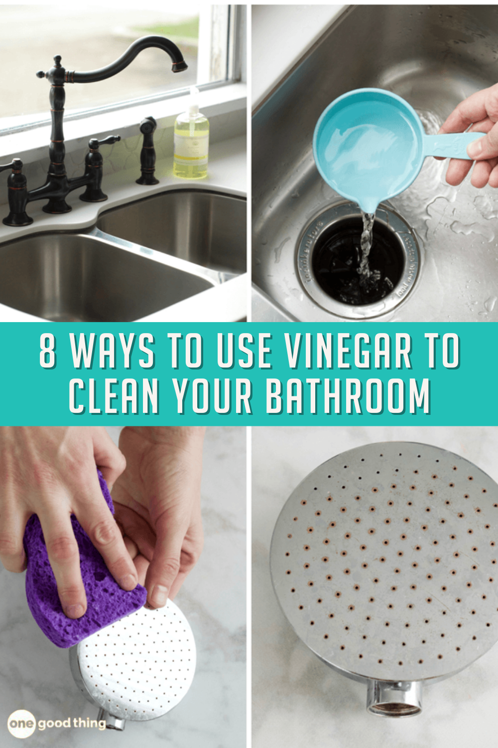 8 Vinegar Cleaning Tips That Will Make Your Bathroom Sparkle