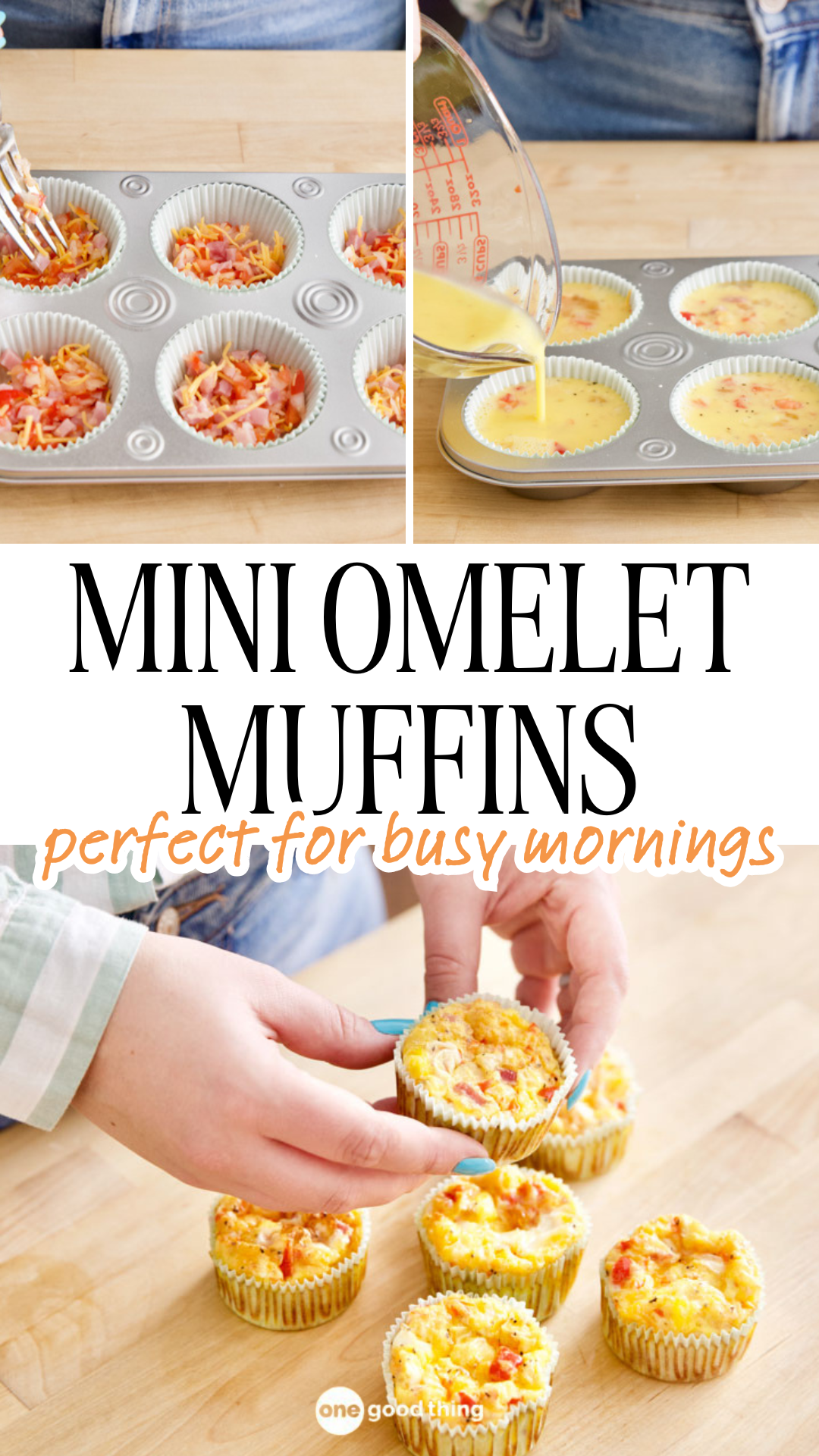 How To Make Mini Omelet Muffins For Breakfast