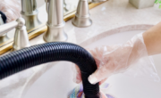 Learn how to unclog a drain using a wet vacuum.